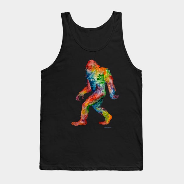 Sasquatch Tank Top by Dave Bartholet Wildlife Art